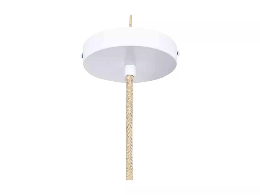 Lampe suspension LUYANO Rotin Vert clair