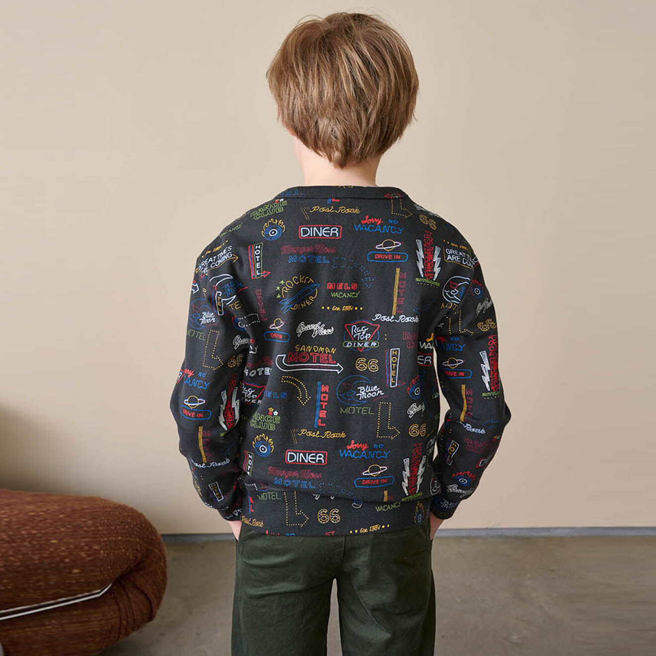 Bellerose Sweat Binch en Coton organique marine