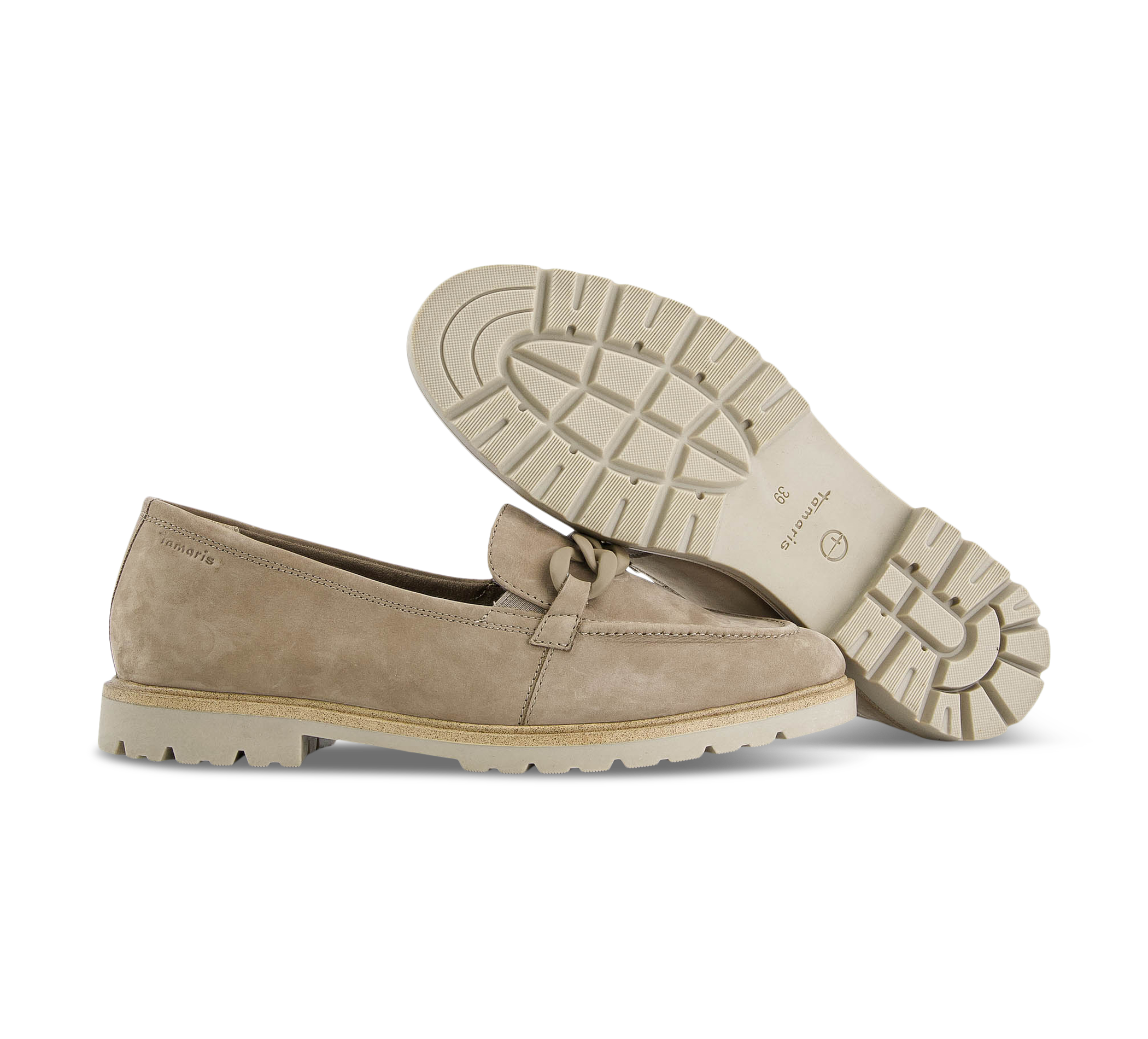 Tamaris Loafers & Mokassins beige/taupegrau
