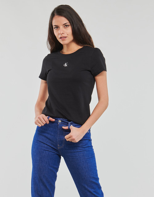 Calvin Klein Jeans - MICRO MONO LOGO SLIM - Noir