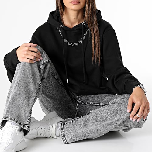 Sweat Capuche Femme 1070546 Noir
