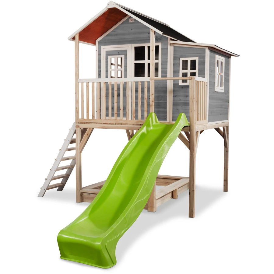EXIT Loft 750 Holzspielhaus - grau