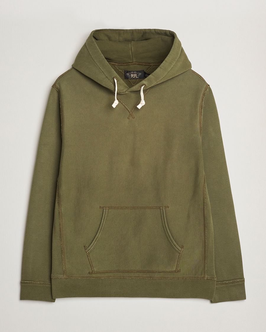 RRL Hooded Sweatshirt Olive