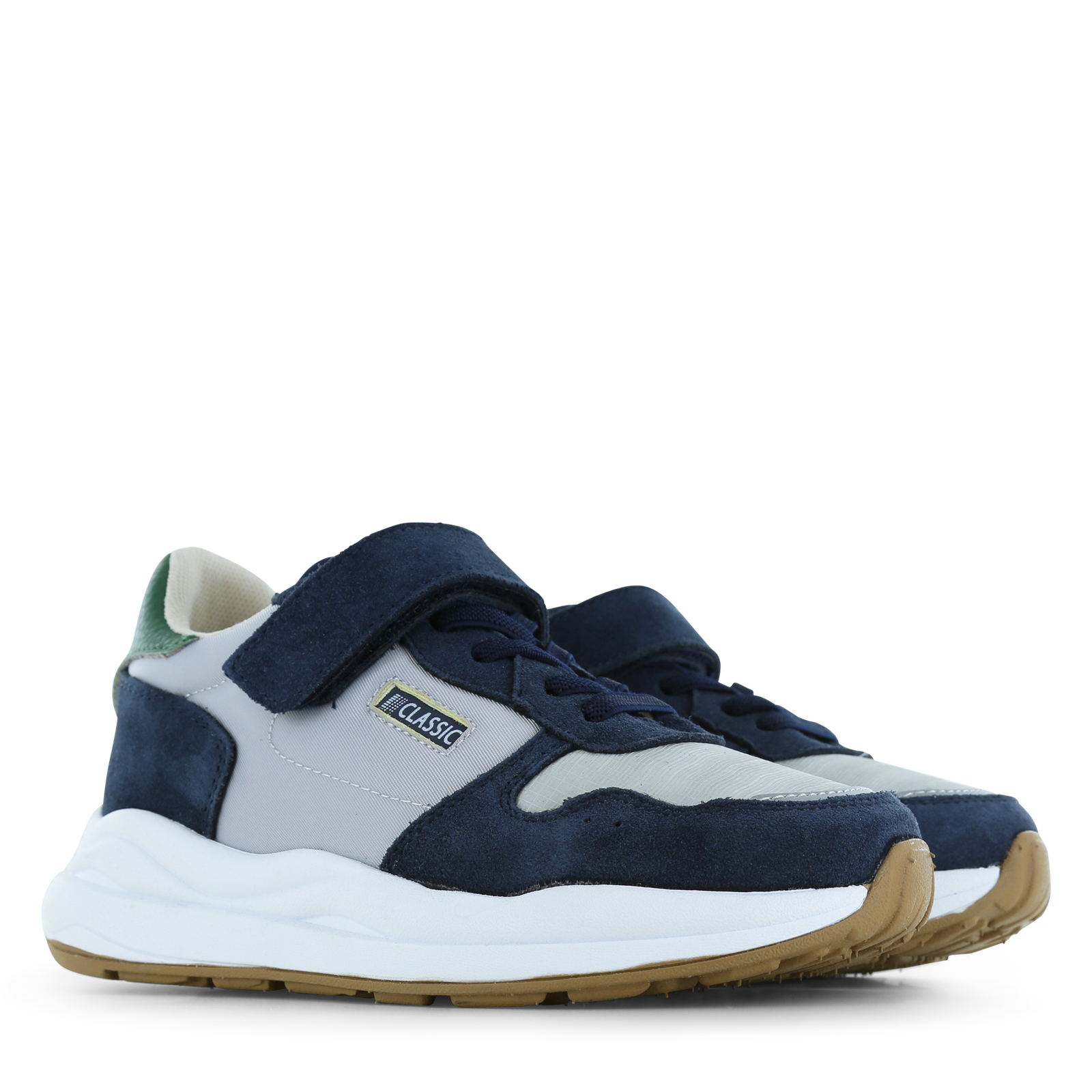 Shoesme blauwe sneaker Nylon, Suède | Jongens schoenen