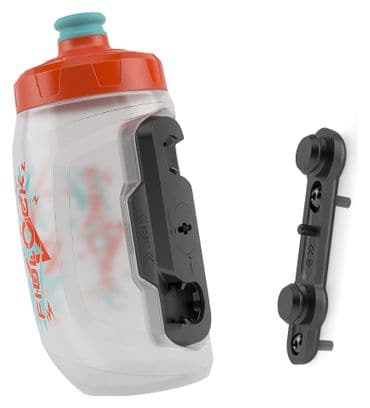 Bidon Fidlock Twist Bottle 450 Kids 450 ml   Fixation Bike Base Orange Bleu