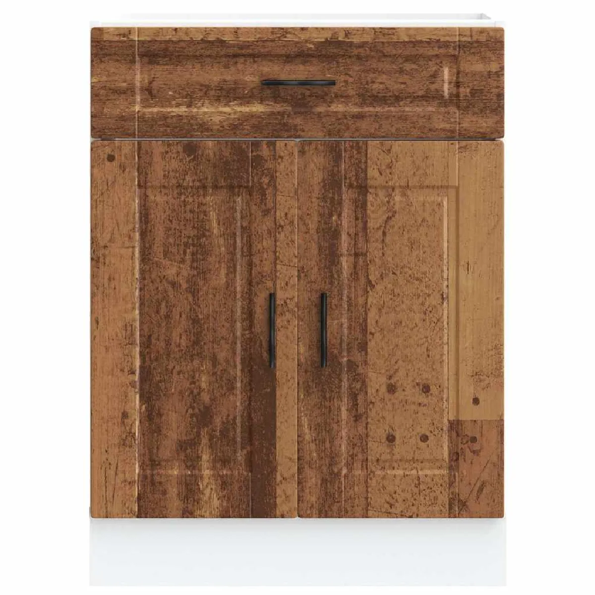 vidaXL Armoire de Cuisine Porto - Vieux Bois