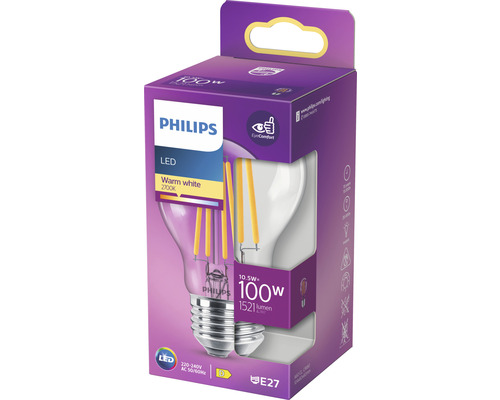 LED-lamp A60 helder E27/10,5W (100W) 1521 lm 2700 K warm wit