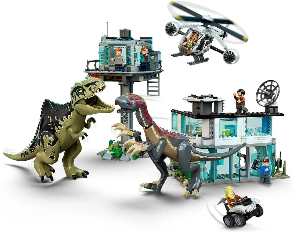 LEGO®JURASSIC WORLD™ 76949 - L'ATTAQUE DU GIGANOTOSAURUS ET DU THERIZINOSAURUS