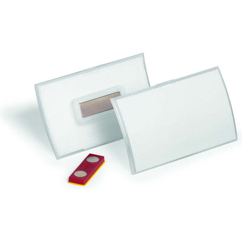 Porte-badge CLICK FOLD avec aimant 54x90 mm - Boîte de 10