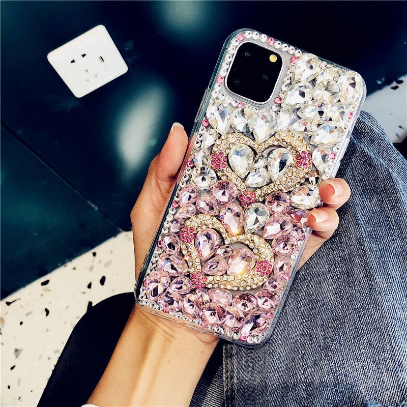 Mobby - Strass-telefoonhoesje voor iPhone en Samsung