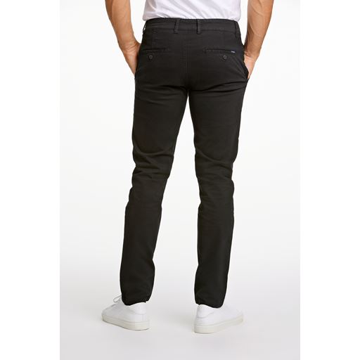 Lindbergh Structure Superflex Chinos, Black, W36/L34