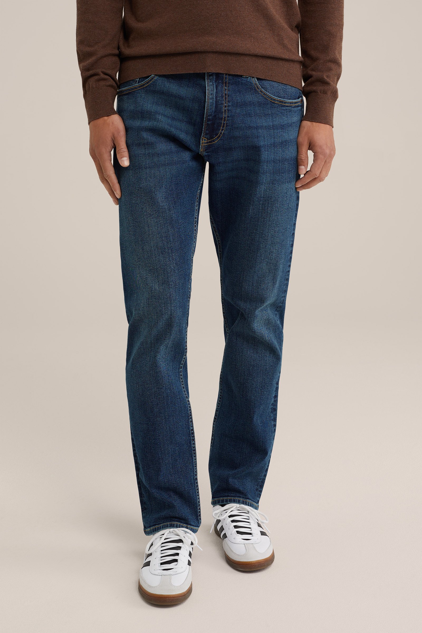 regular fit jeans met medium stretch Blue Ridge Blauw