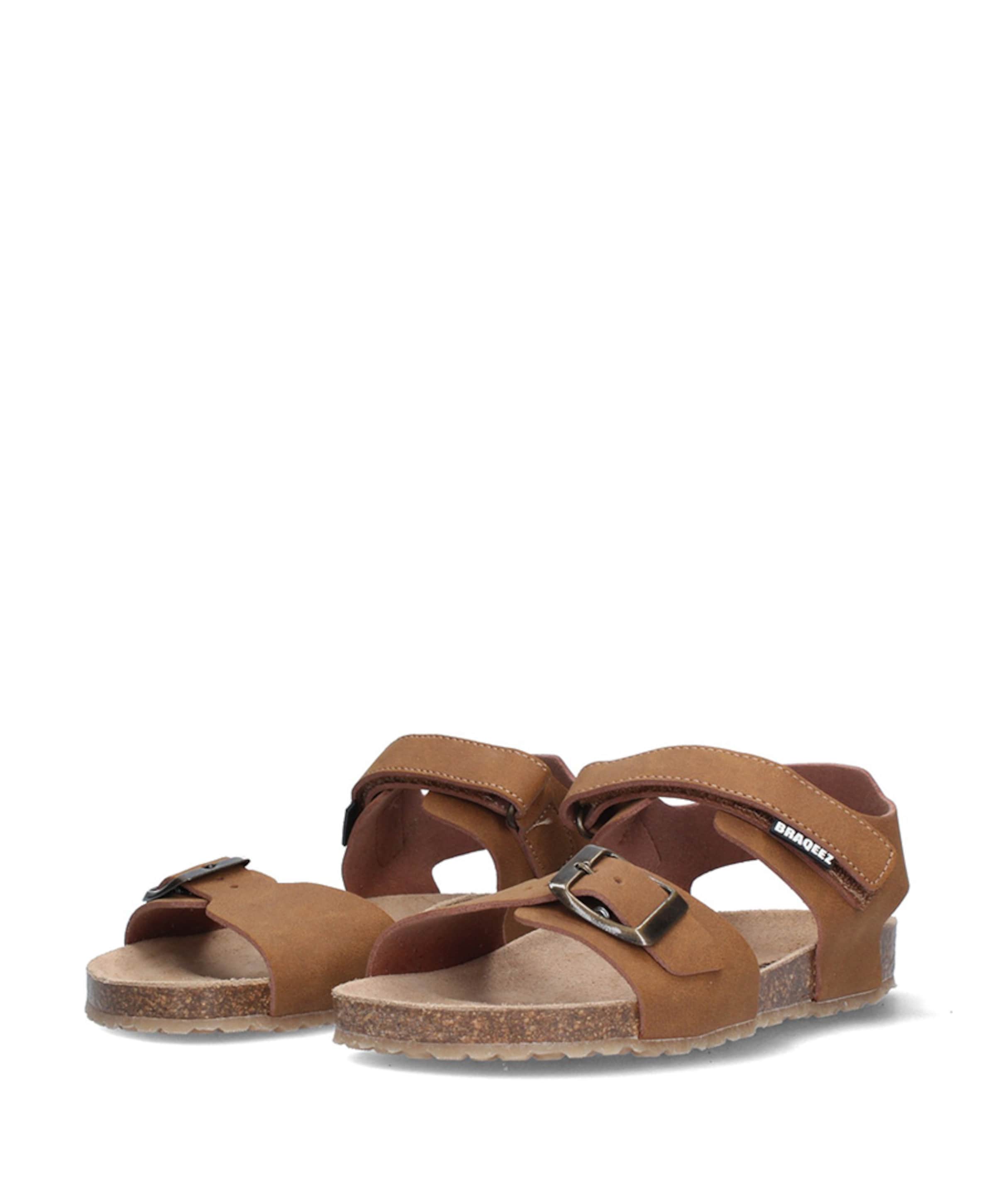 Braqeez  Sam jongens sandalen bruin