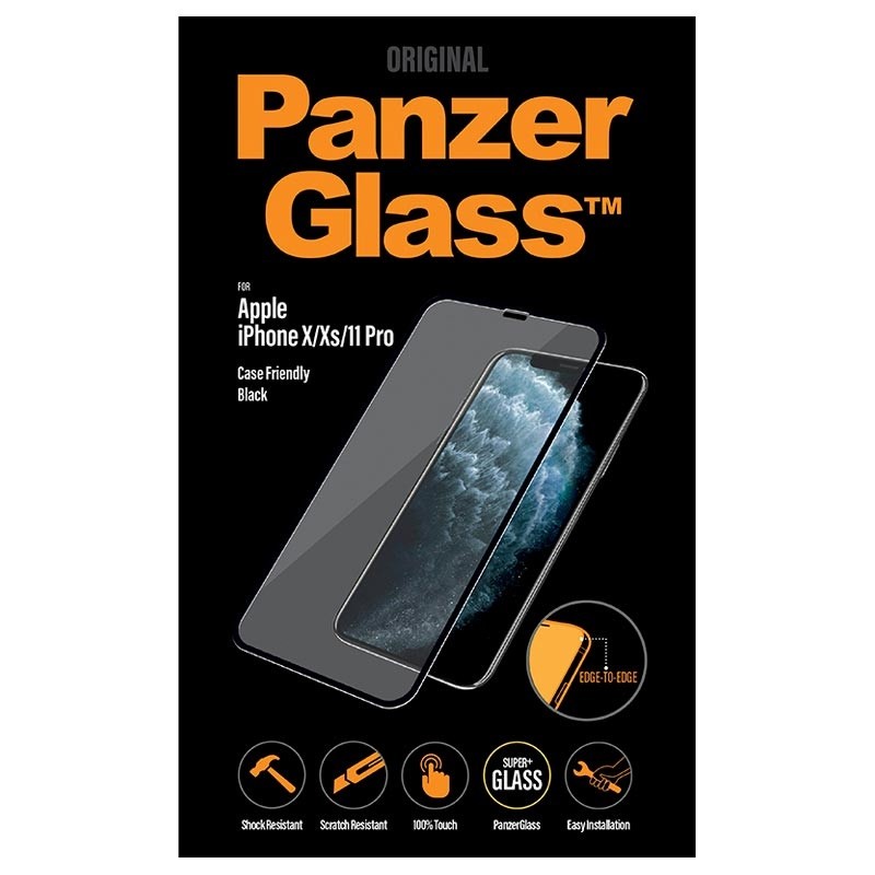 PanzerGlass - Skærmbeskyttelse Apple iPhone 11 Pro - Xs - X - Edge-to-Edge