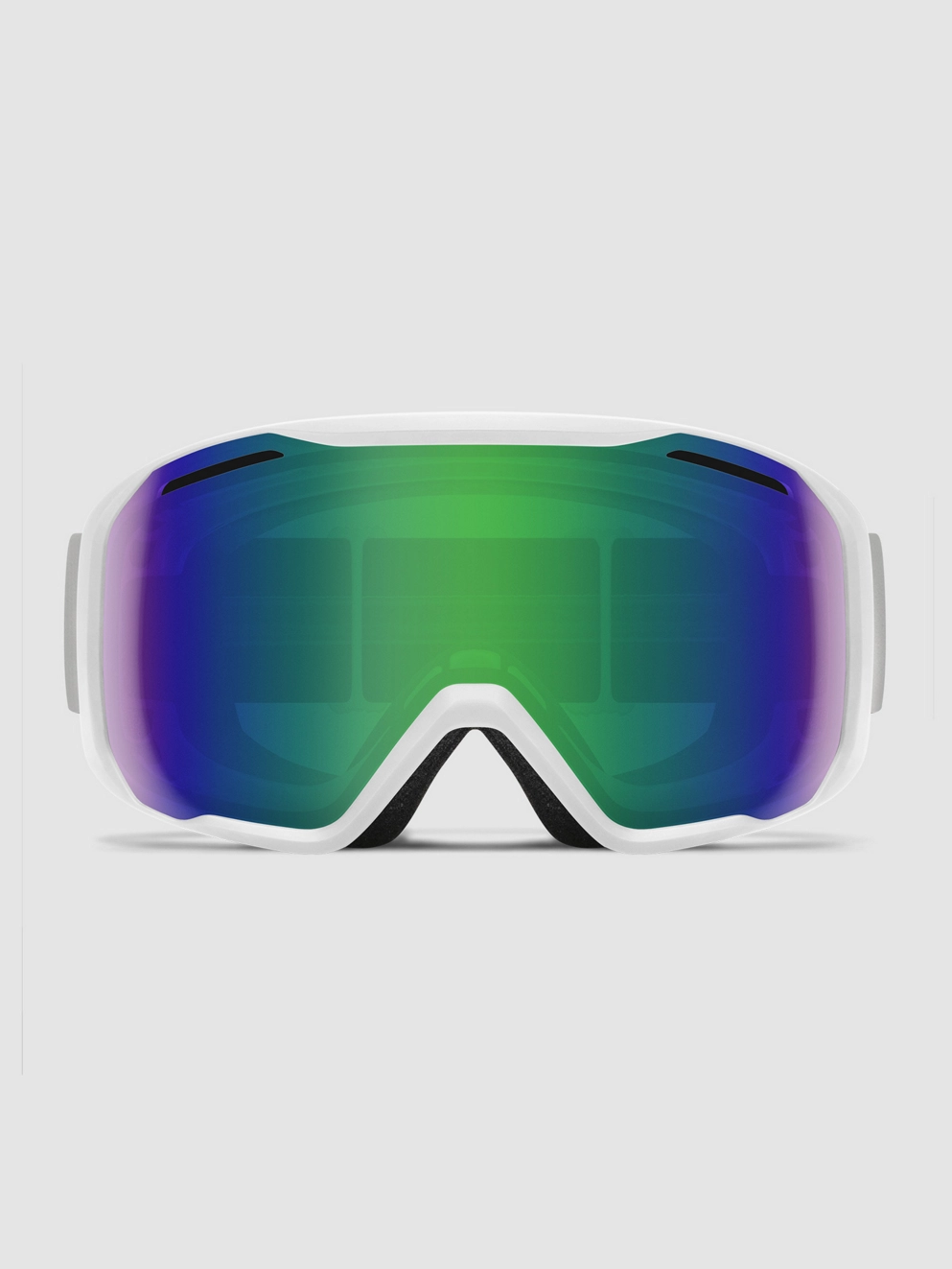 Smith Blazer White Goggle green solx mirror antifog