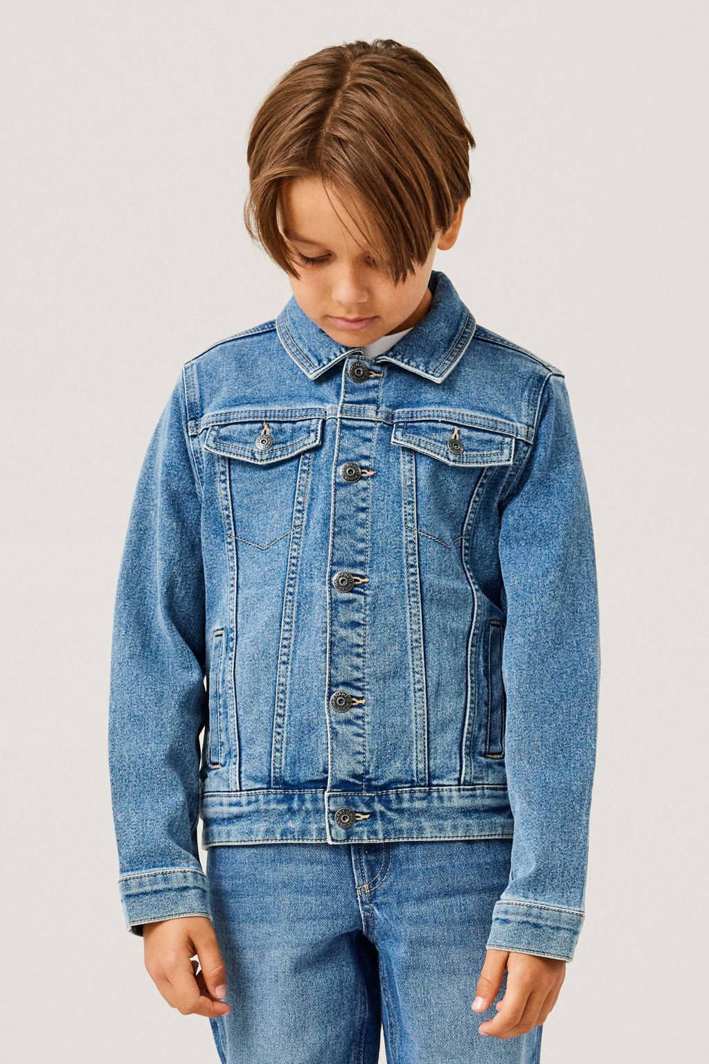 NAME IT spijkerjas NKMJACK medium blue denim