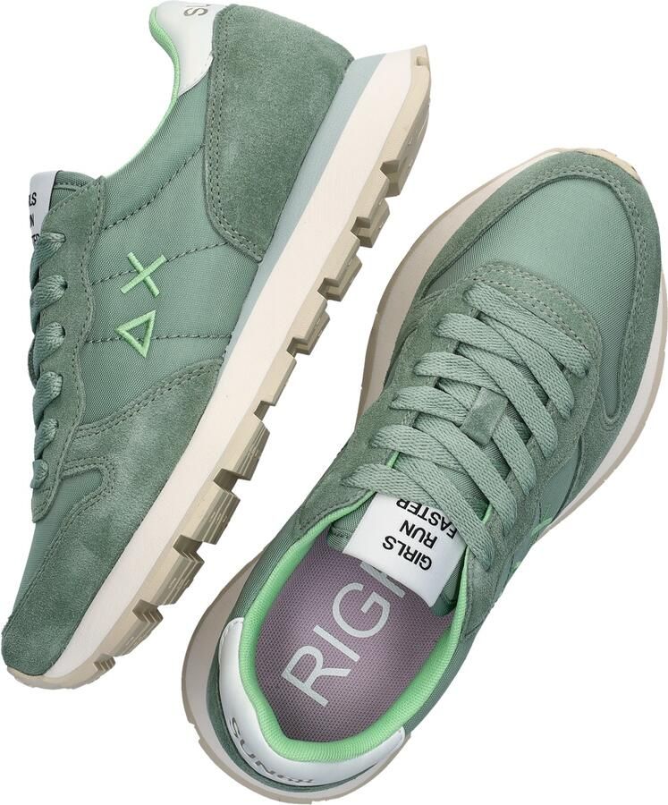 Sun68 Sun 68 Ally Solid Nylon Sneakers Dames Groen