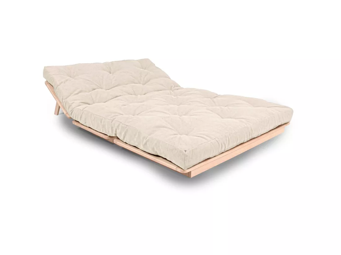 Canapé lit convertible futon layti Crème