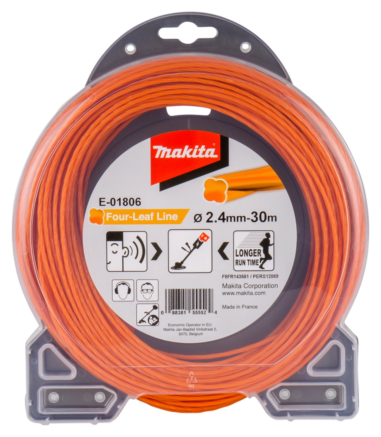 Makita E-01806 Maaidraad - 2,4mmx30m