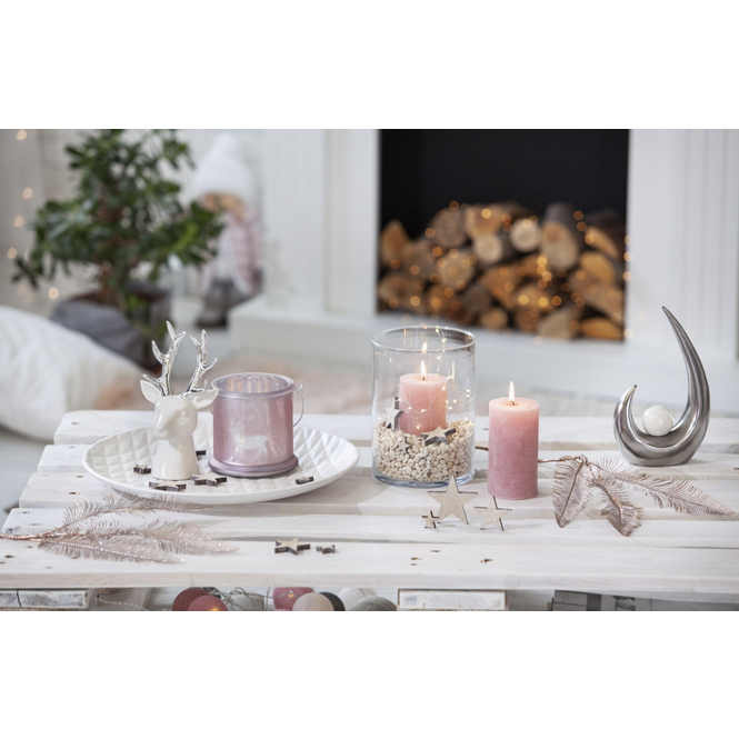Streudeko - aus Holz - Sterne - braun