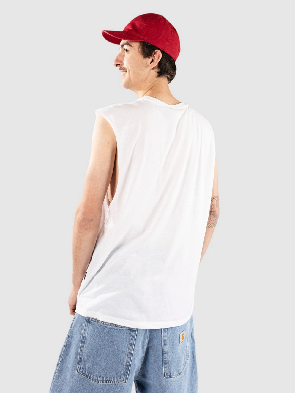 Oakley Bark Sun Tank Top white