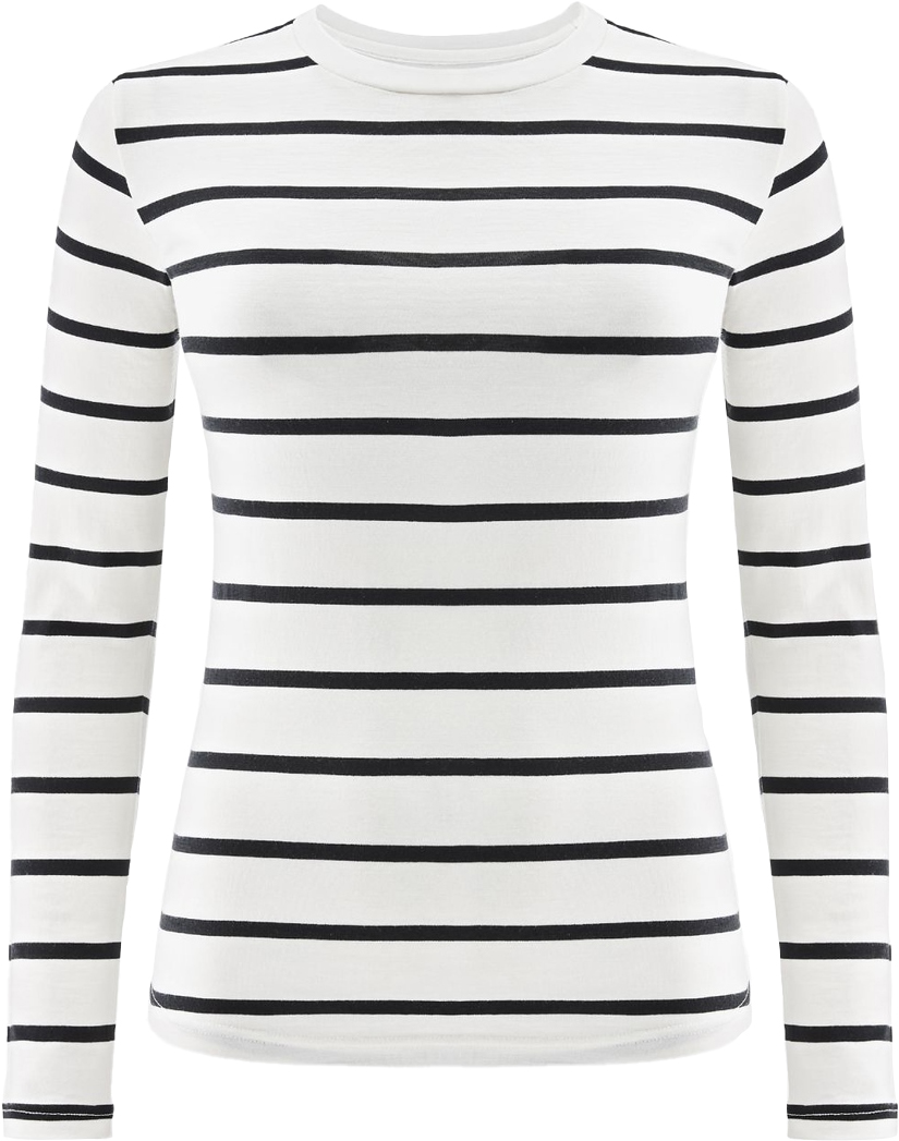Kragero Long Sleeve Dame White