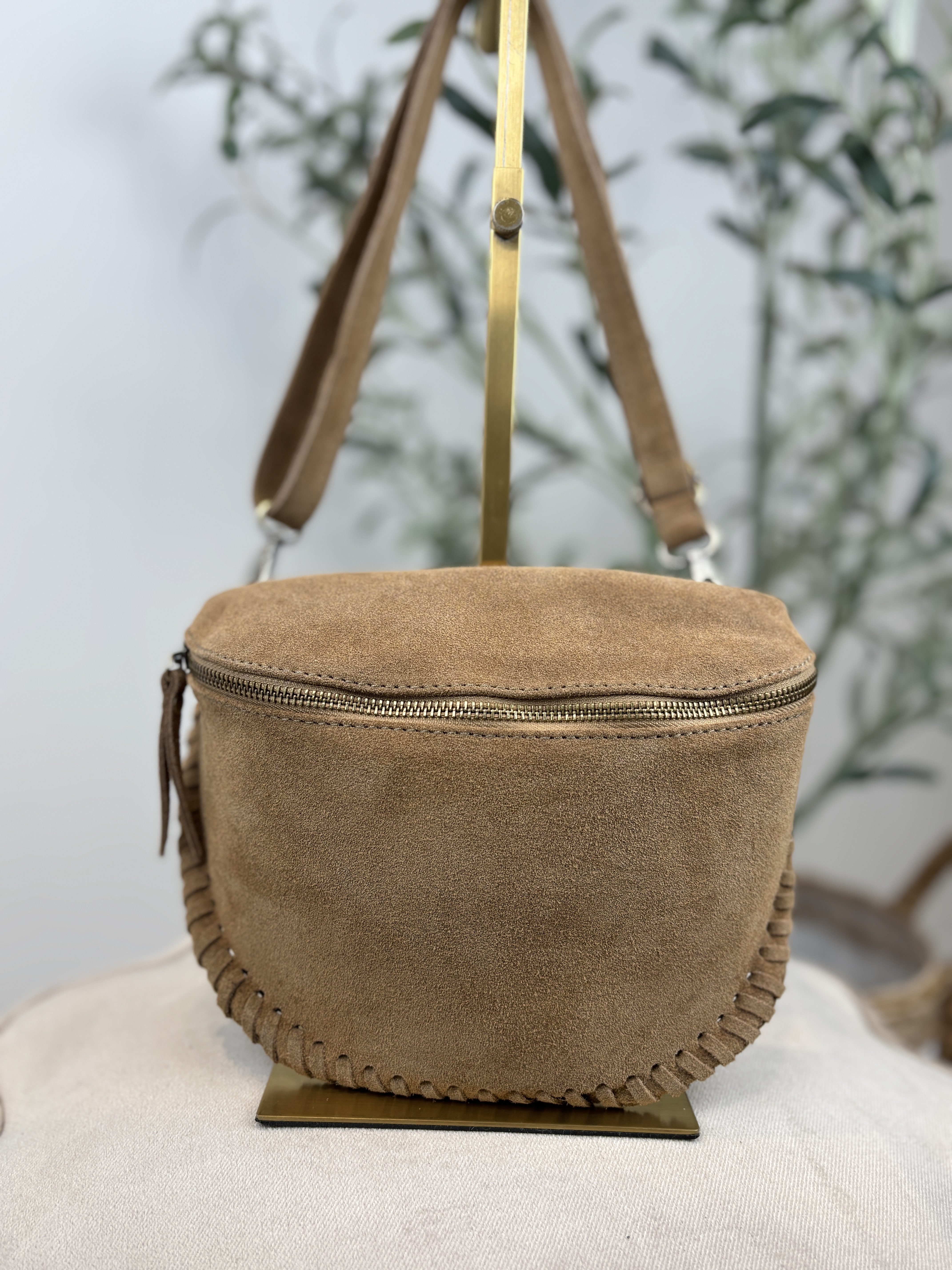 Mara Bumbag - Suede Taupe