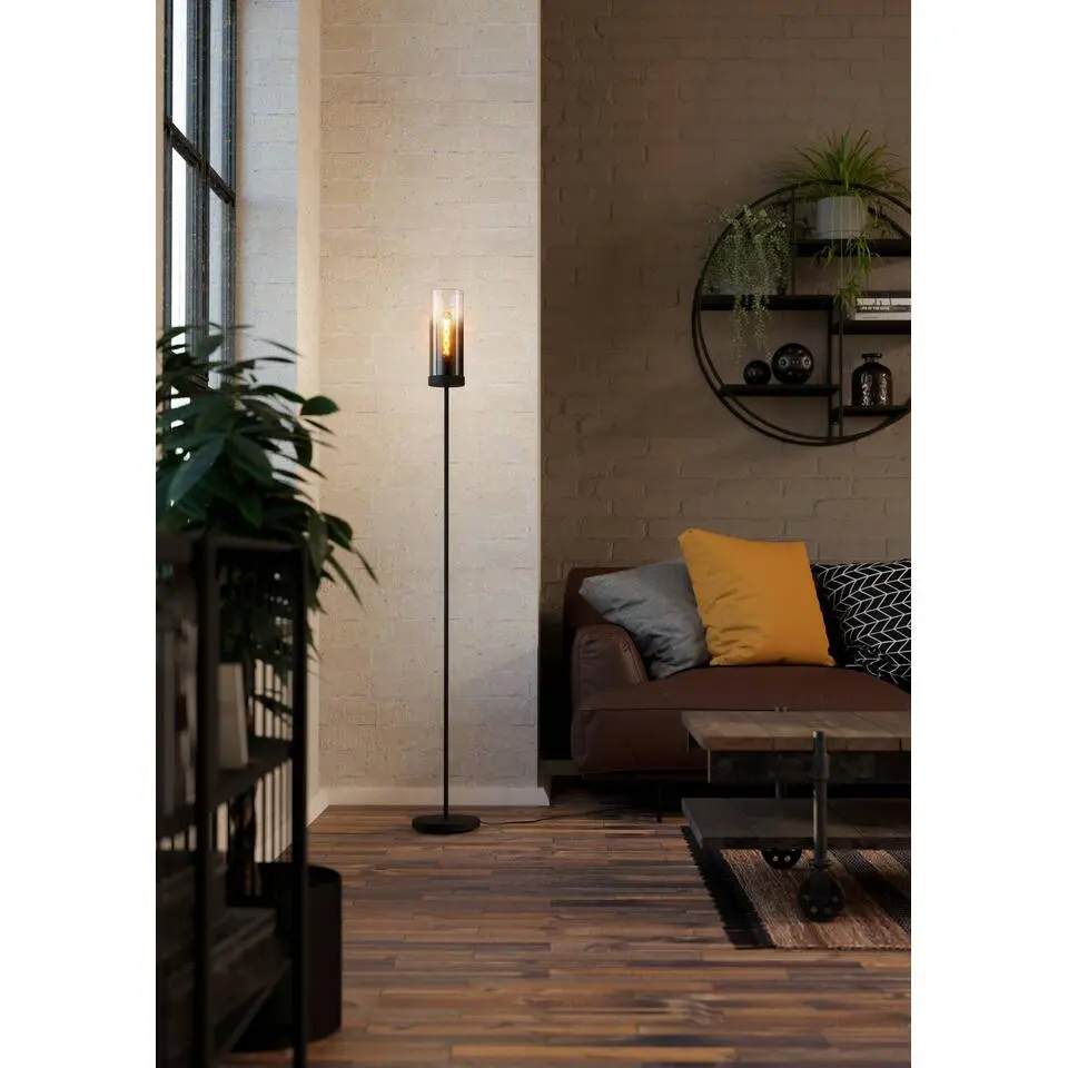 EGLO Toothill Vloerlamp - E27 - 153,5 cm - Zwart/Ombre effect
