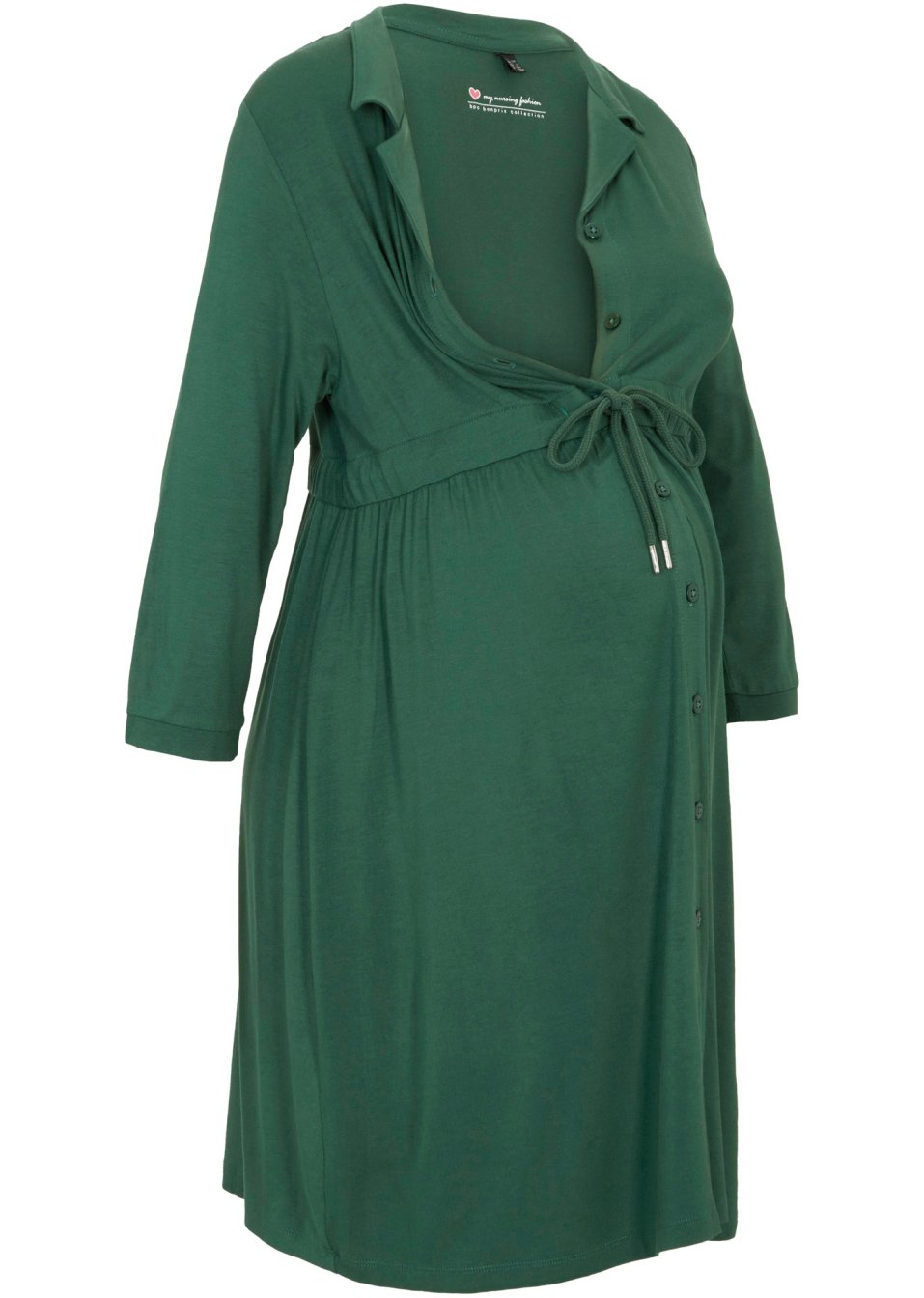 Robe de grossesse et d'allaitement avec col