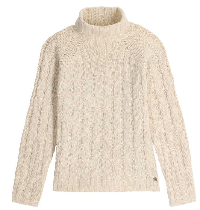 Baylands Cable Turtleneck Women sweater