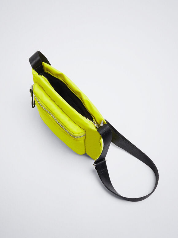 Bolsa de ombro de nylon - Amarela