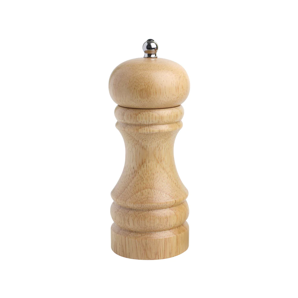 Moulin à poivre Capstan hauteur 15 cm en hévéa crème T&G Woodware