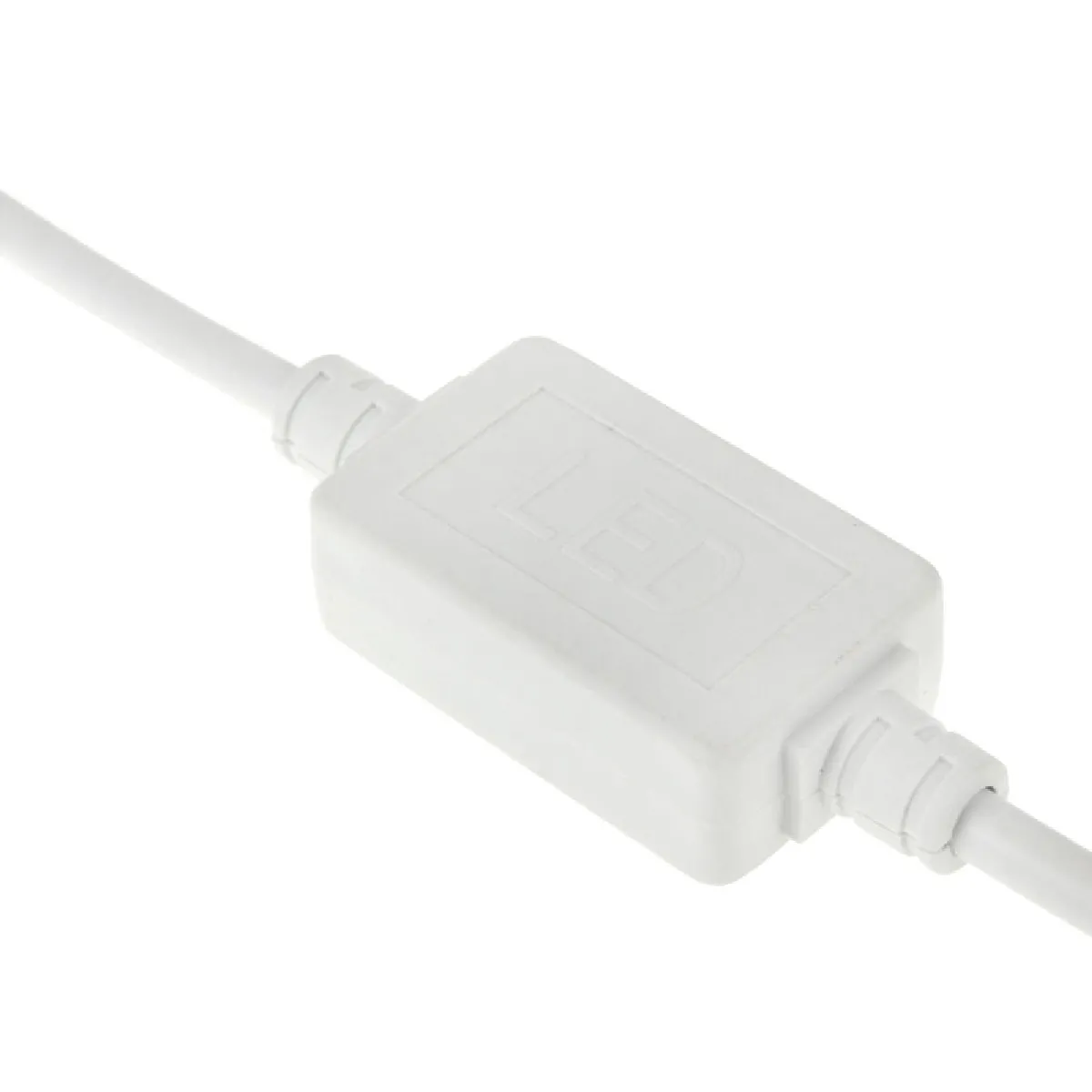 Wewoo Câble Alimentation LED 50cm Blanc