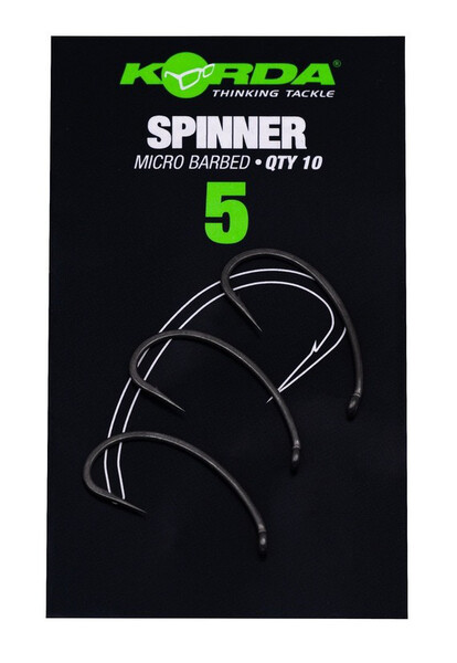 Hameçons carpe sans ardillon Korda Spinner (10 pcs)