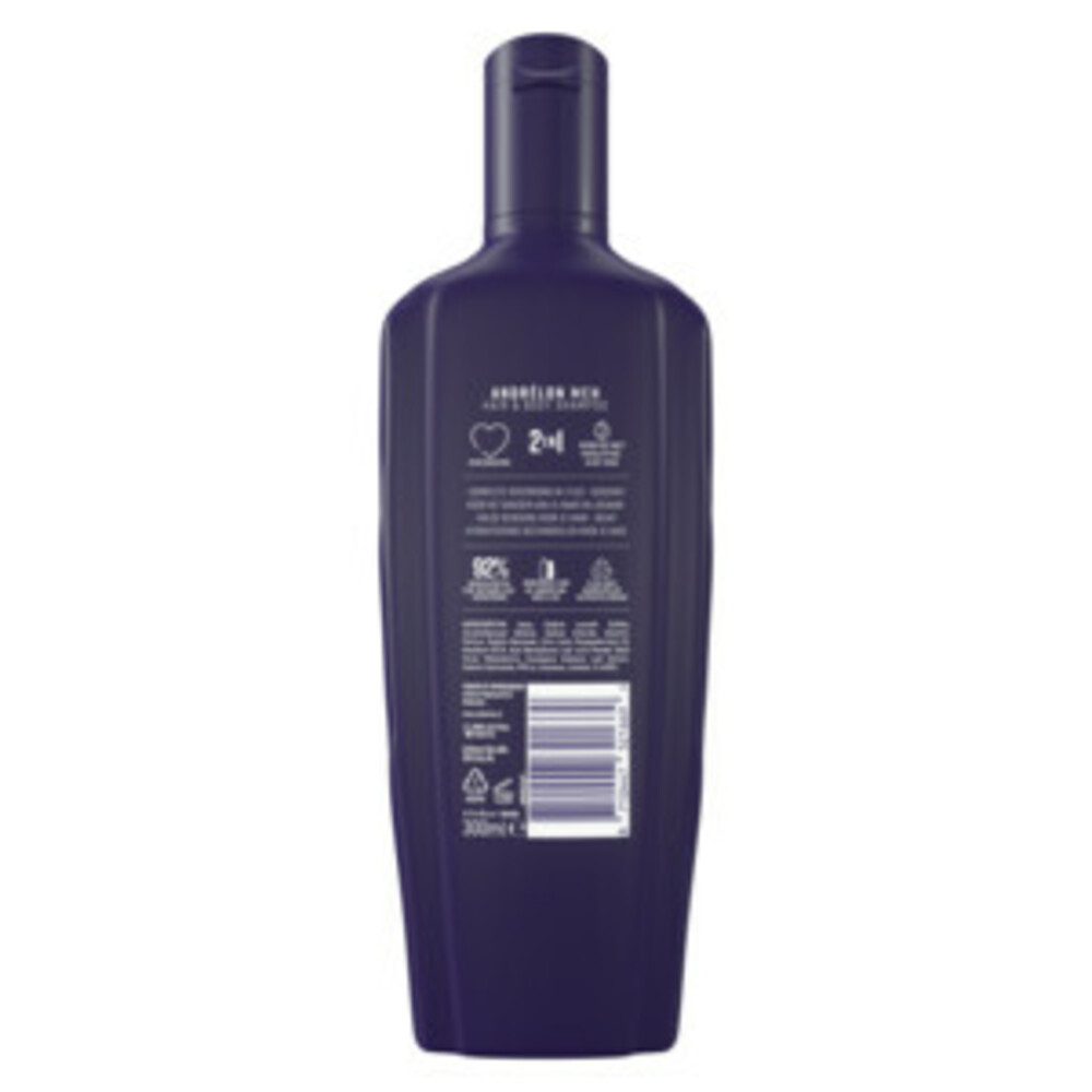 6x Andrelon Shampoo Hair & Body For Men300 ml