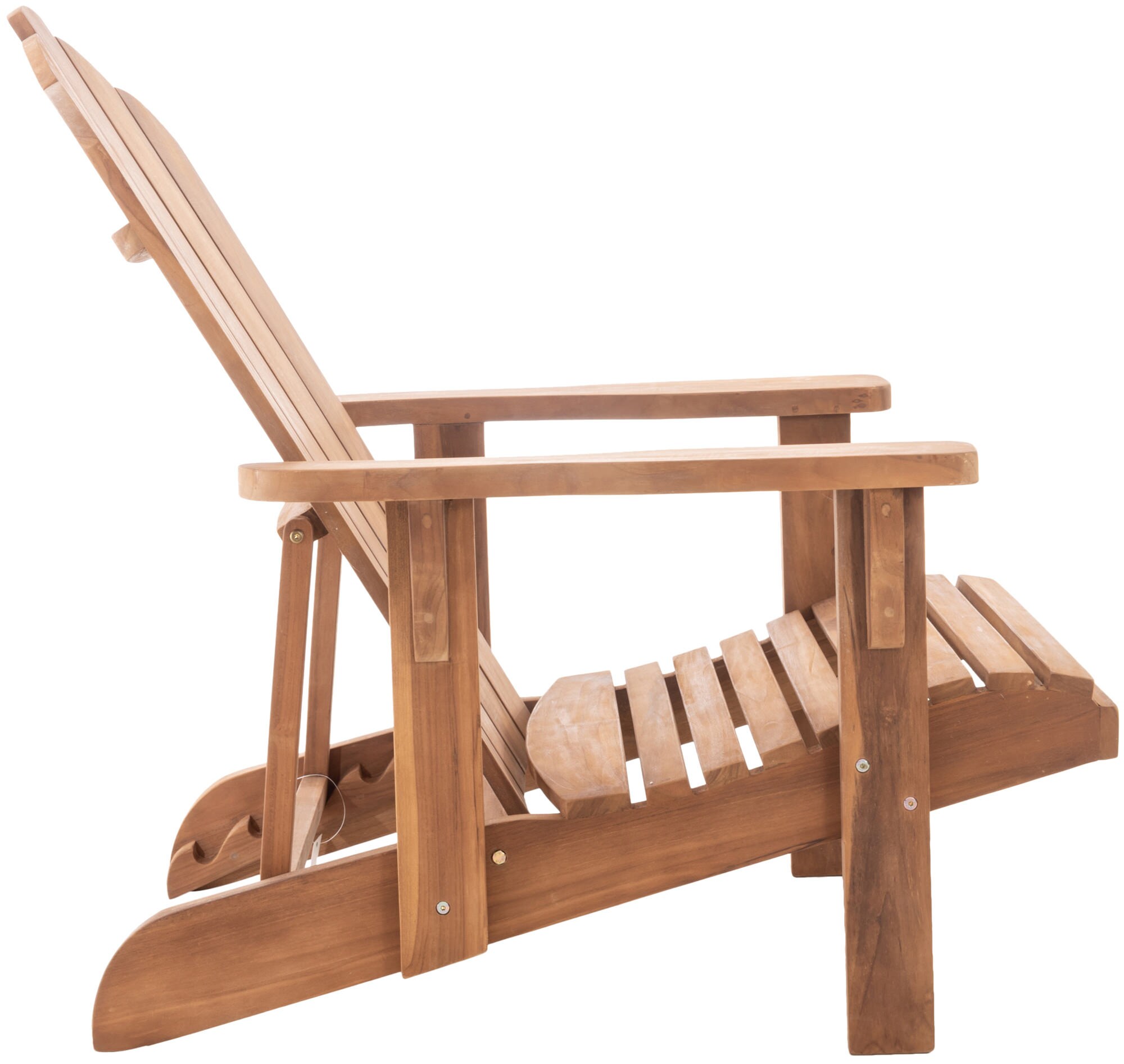 CLP Stuhl Brownsville I Holzstuhl Für Den Garten I Mit Ergonomischer Sitzfläche I Mit Verstellbarer Rückenlehne