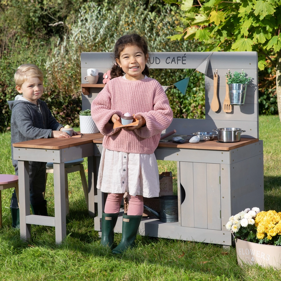 MUDDY BUDDY® Matschküche Mud Café, warmgrau