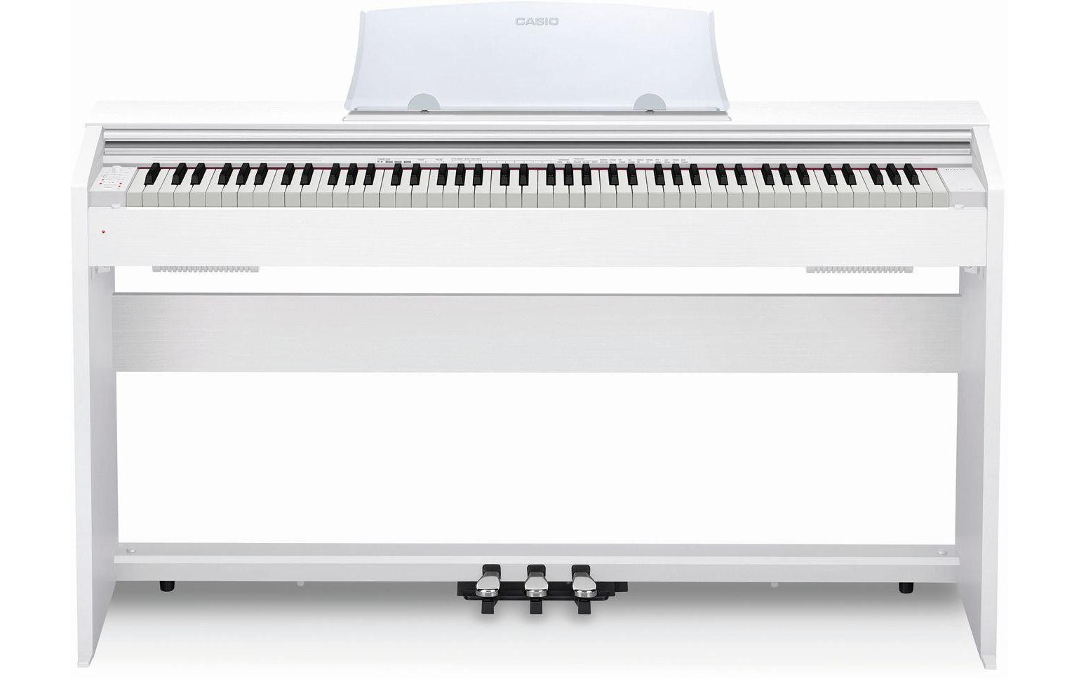 E-Piano Privia PX-770WE Weiss<br>E-Piano mit gewichtetem Tri-Sensor-Scaled-Hammer-Action-Keyboard II mit 88 Tasten