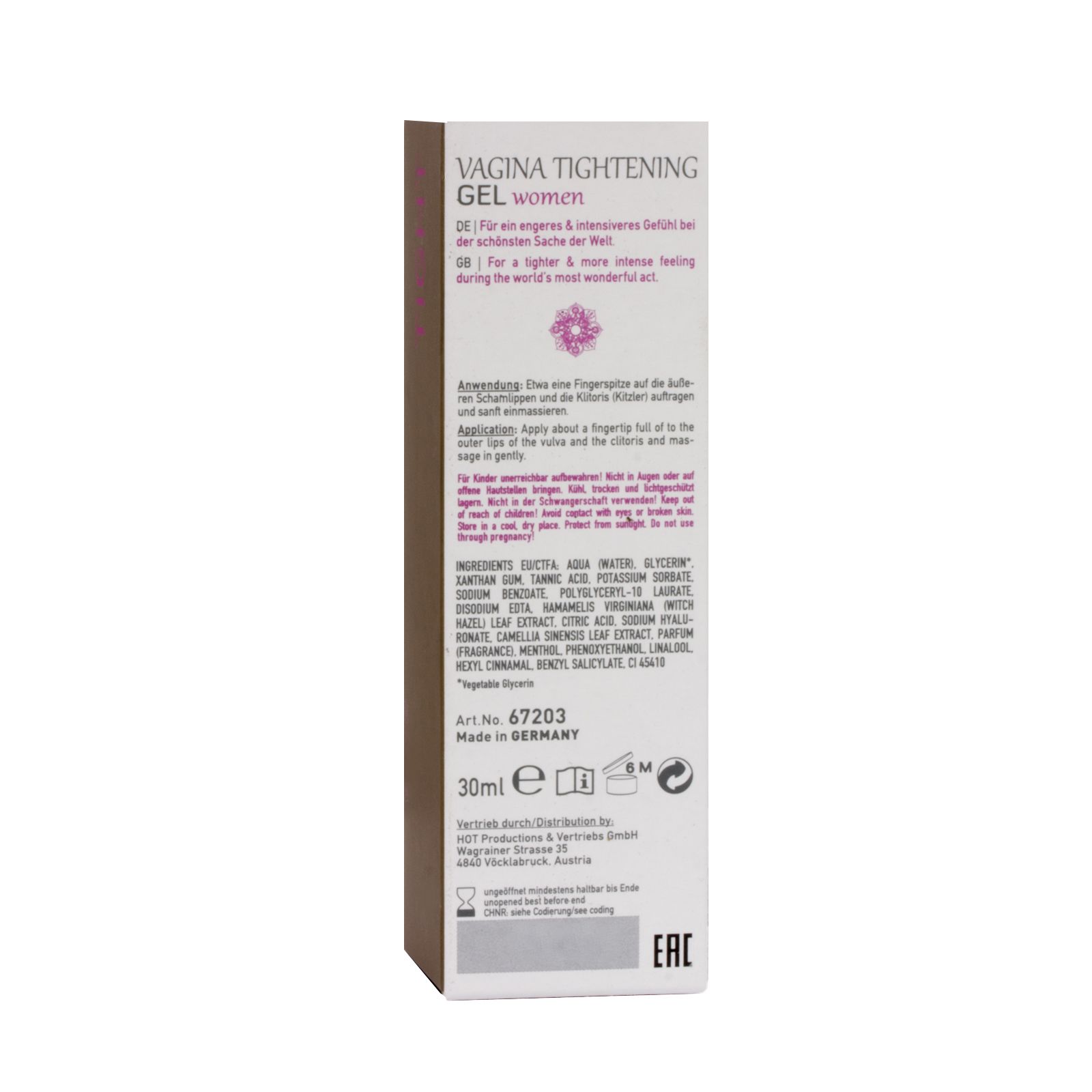 Shiatsu - Tightening Vagina Intim creme