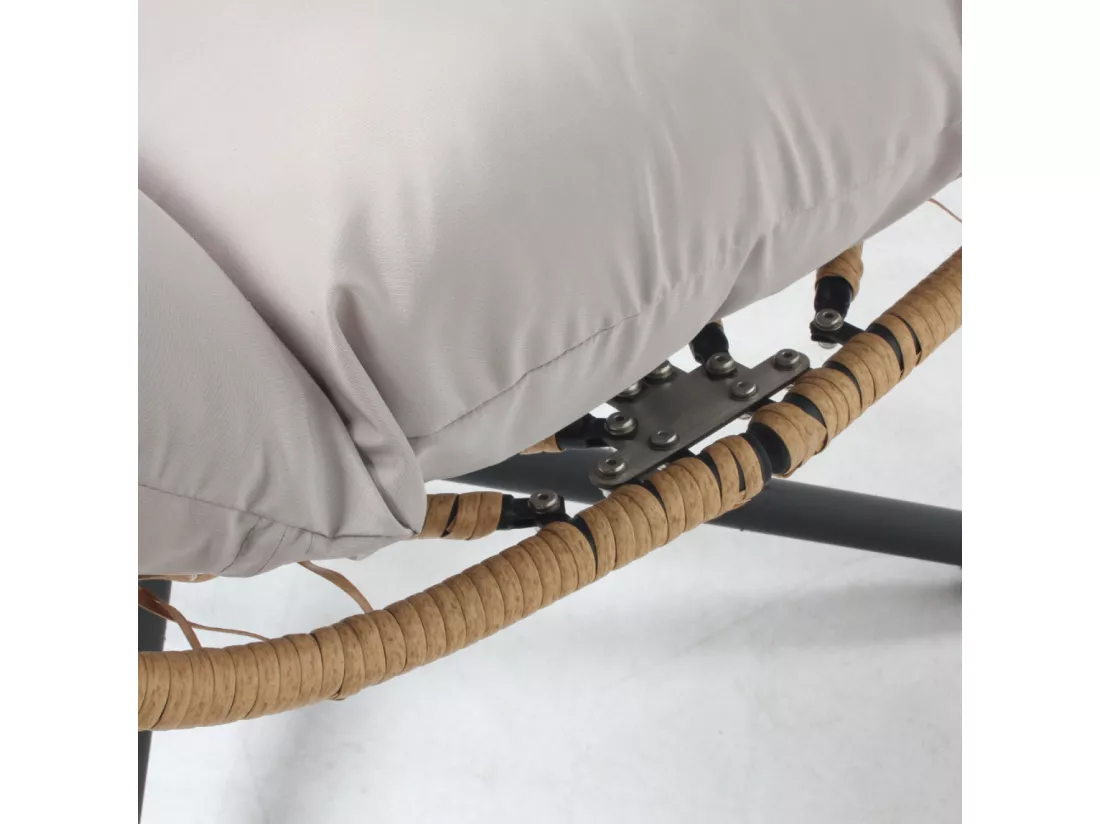 Fauteuil suspendu effet rotin CUZCO