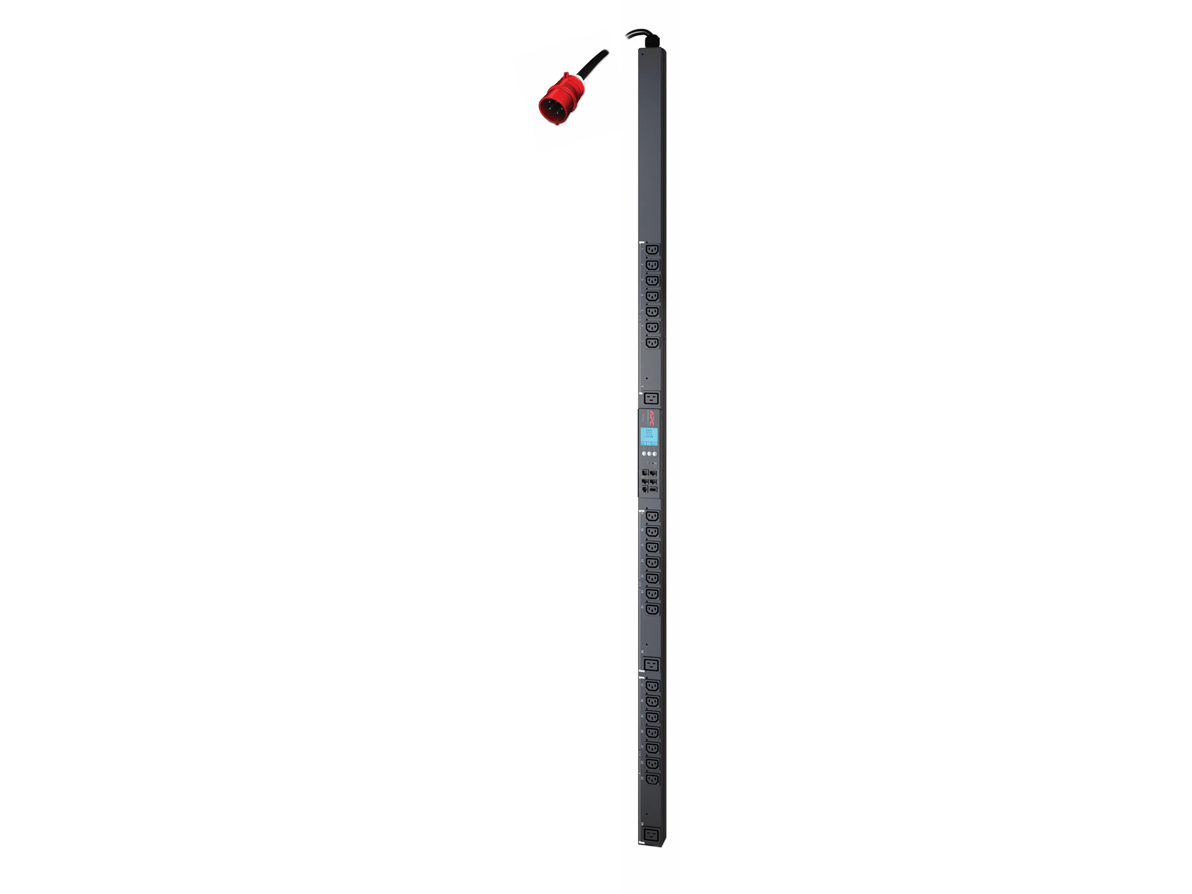 APC Metered-by-Outlet with Switching Rack PDU ZeroU 2G - Strømfordelingsenhed (rackversion) - AC 400 V - 11 kW - tre faser - Ethernet 10/100 - output-stikforbindelser: 24 - 0U - sort - for P/N: SMX1000C, SMX1500RM2UC, SMX1500RM2UCNC, SMX750C, SMX750C