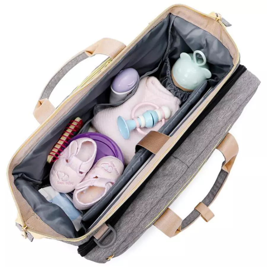 Stella Bag Wickeltasche Grau