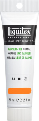 Liquitex - Akrylmaling - Heavy Body - Cad Free Orange 59 ML