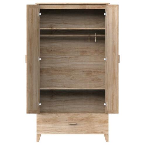 Armoire 2 portes NAÏA BOIS Naturel - THEO