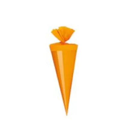 Livepac Office Deko Schultüten rund, 12 cm, orange, 10 Stück