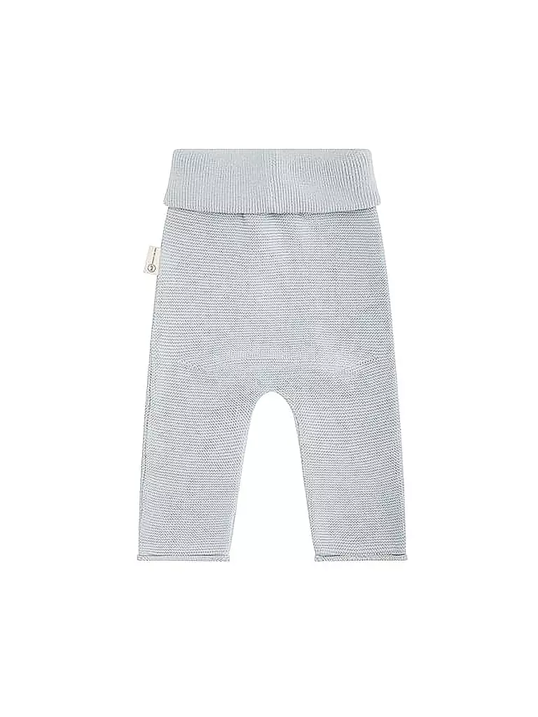 STEIFF Baby Set Strickjacke und Strickhose 2 teilig hellblau
