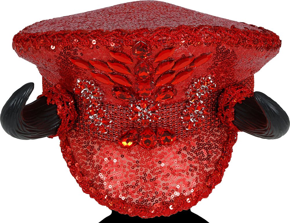 Duivel Pet Rood Glitters
