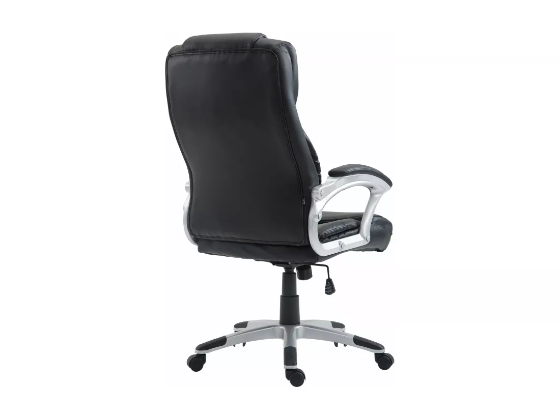 Chaise de bureau - Similicuir & Plastique - Noir - Texas V2
