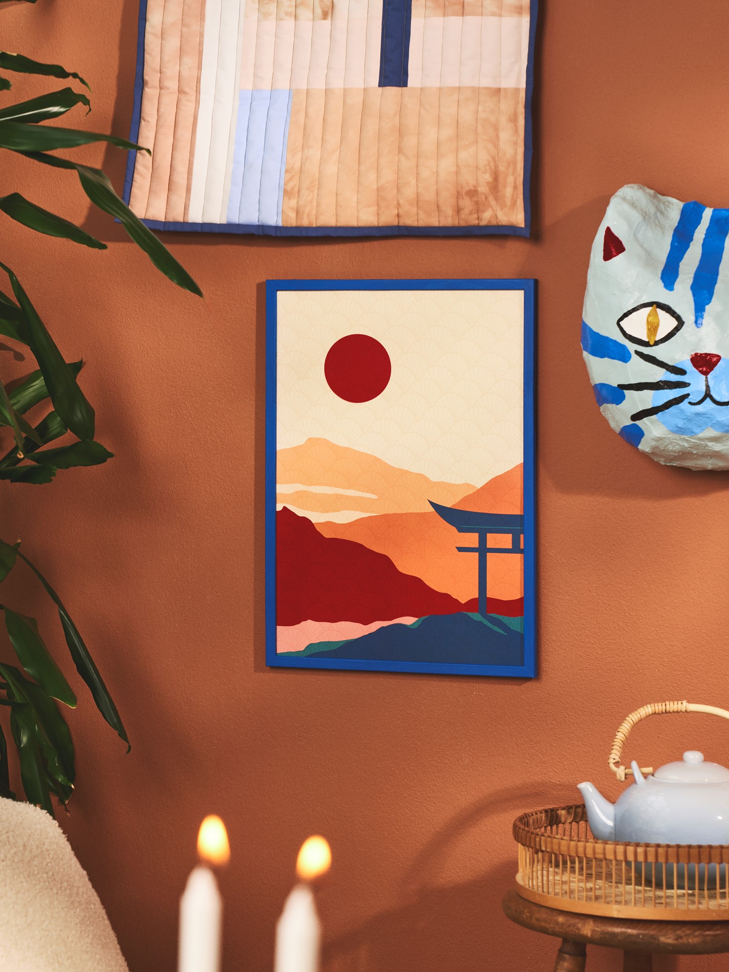 Plakat Sunset Delight A3 | Fadil Roze. | Orange Red, Orange | Poster and Frame