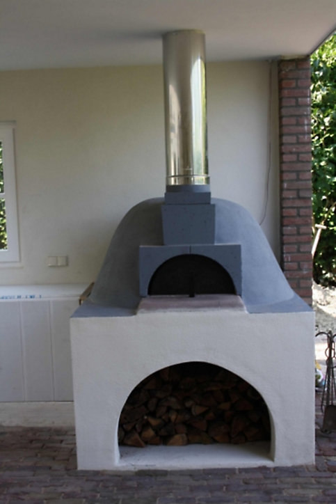 Buse raccordement conduit inox acier ø200 mm pour four à bois Ephrem